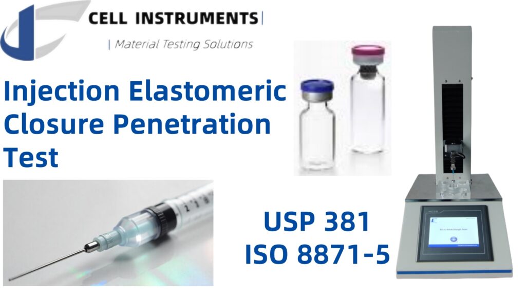 Injection Elastomeric Closure Penetration Test: A Crucial Step in Medical Packaging Safety Injection Elastomeric Closure Penetration Test: A Crucial Step in Medical Packaging Safety