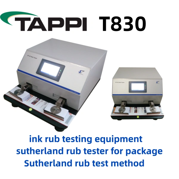 TAPPI T830丨Rub Tester for Ink Abrasion Testing