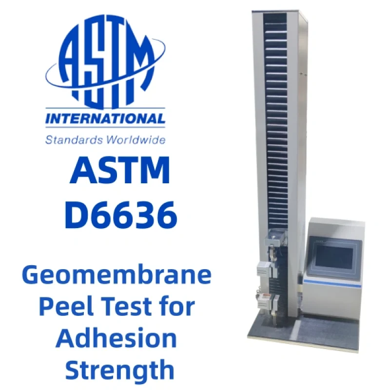 ASTM D6636 接着強度のジオメンブレン剥離試験